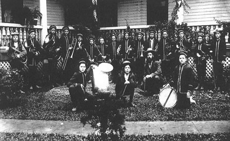 Colony children grew up in the musical tradition and played in bands from an early age.  While children were expected to contribute to the work of the colony they were also encouraged to spend time developing their musical talents.